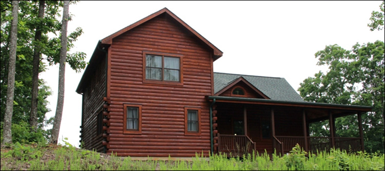 Professional Log Home Borate Application  Champaign County, Ohio